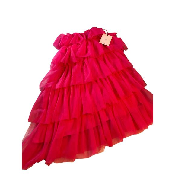 NWT Hello Molly Shaken Not Stirred Hot Pink Tulle Mini Dress - Sixe US 6 - Picture 7 of 15